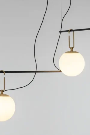 Subito Disponibile Artemide nh S3 2 lampada a sospensione in vetro, 2 luci