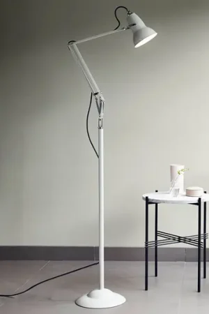 Non Perdere Anglepoise Original 1227 da terra, bianco lino