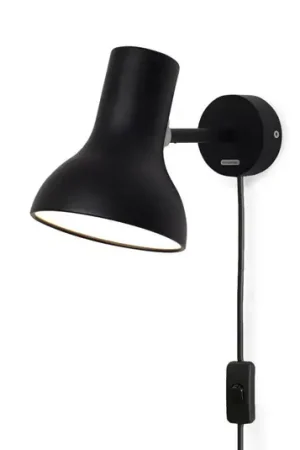 Anglepoise Type 75 Mini parete con spina nero Promozione Esclusiva