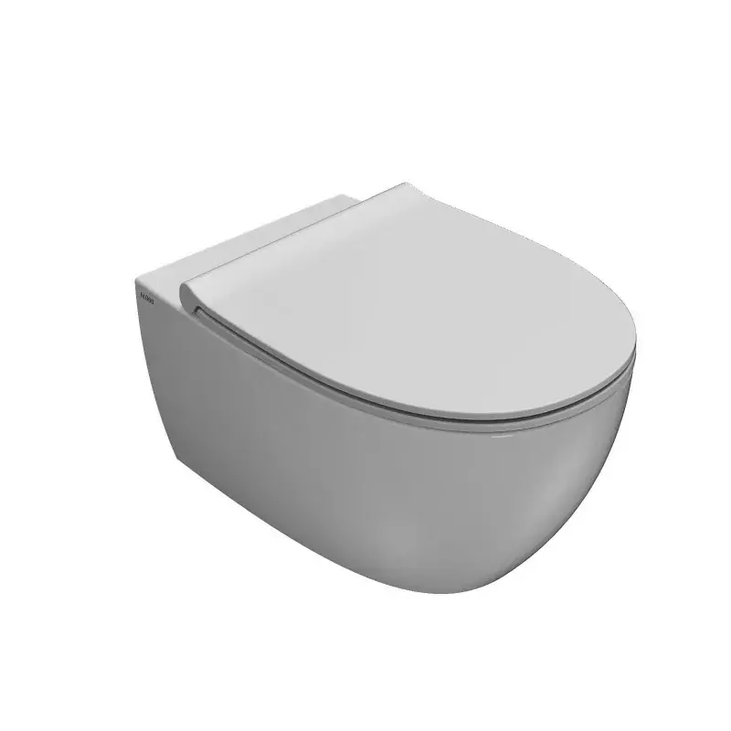 Ceramic WC wall hung installation without rim 54.36 Globo 4ALL MDS03 Ultime Pezzi