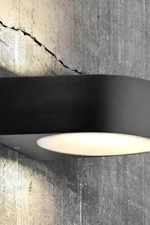 Compra Oggi Stesso Applique da esterno senza tempo Tyler nero