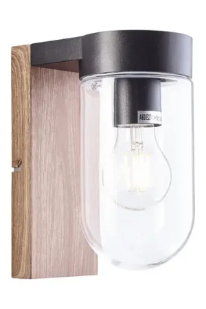 Applique da esterni Cabar in look legno Subito Disponibile