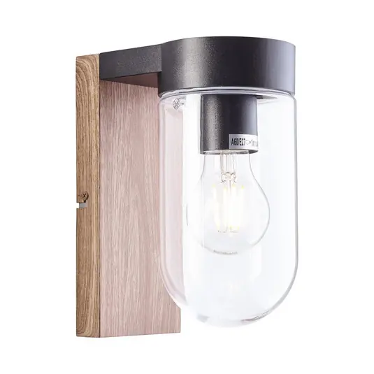 Applique da esterni Cabar in look legno Subito Disponibile