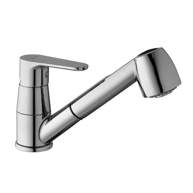 Kitchen sink mixer with pull-out shower Paffoni Green GR183CR Ultimissimo Modello
