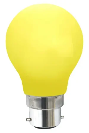 B22 0,8 W lampadina LED, gialla Spedito Oggi