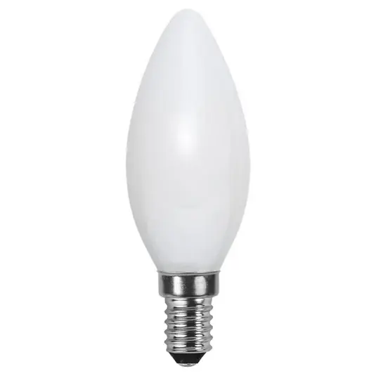 Reso Gratuito LED candela E14 2.700K opale Ra90 4,7W