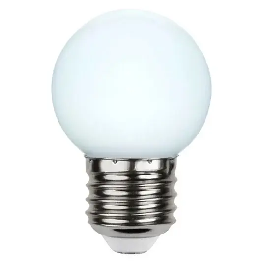 Quantità Limitata Lampadina LED E27 G45 per ghirlanda luminosa, bianco 6.500K
