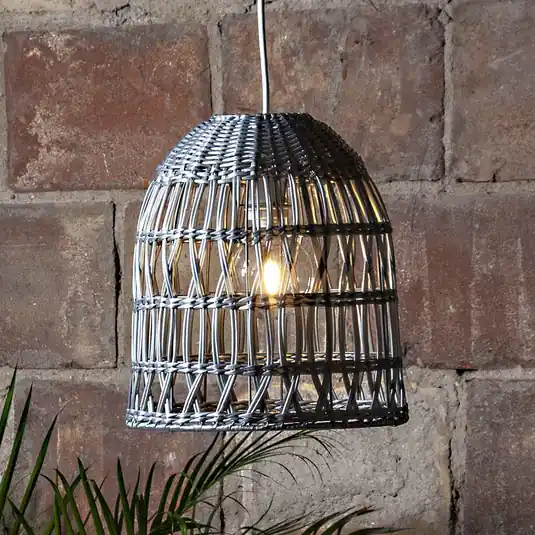 Paralume Knute, senza portalampada, Ø 30 cm, grigio Promo Stagionale
