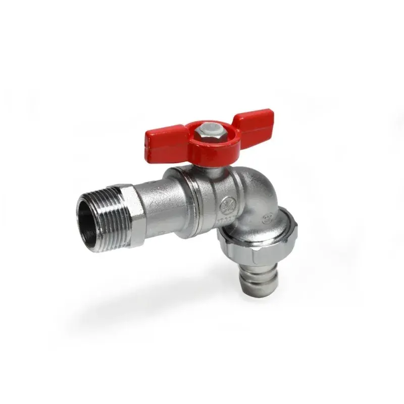 Chrome-plated garden tap with hose connector GIACOMINI R620 Professionale