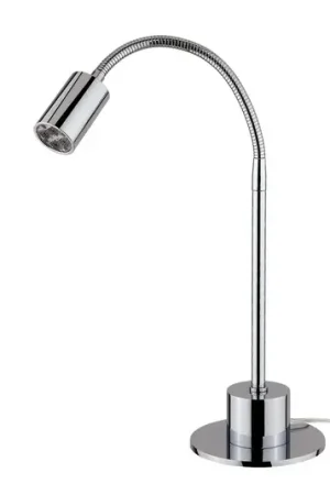 Prezzo Di Fabbrica Lampada da tavolo LED in cromo lucido Karen