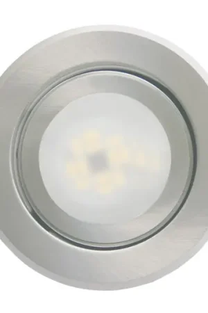 Spot LED incasso Joanie, alluminio spazzolato Spedizione Espresso