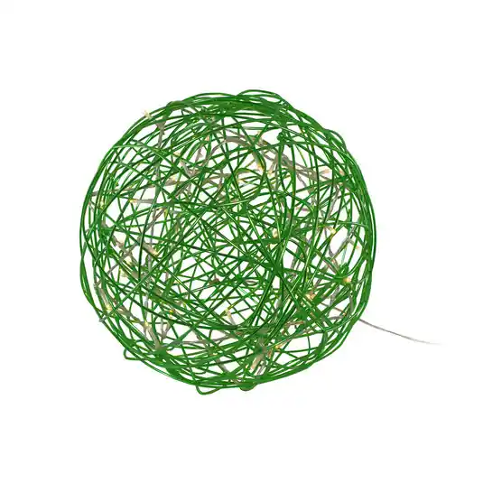 Sconto Palla LED 3D Galax Fun, Ø 30 cm, verde