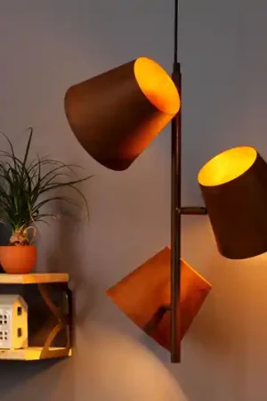 Non Perdere Lampada a sospensione Colt 3 luci ruggine anticato