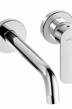 Wall mounted basin mixer with 199 mm long spout Paini Nove 09CR208 Saldi