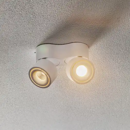 Egger Clippo S Duo spot LED soffitto bianco 3.000K Ultima Occasione