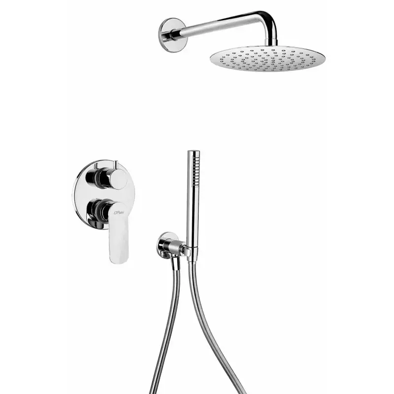 Shower package complete with shower head and chrome color mixer Paini Nove 09CR433D Pagamento Sicuro