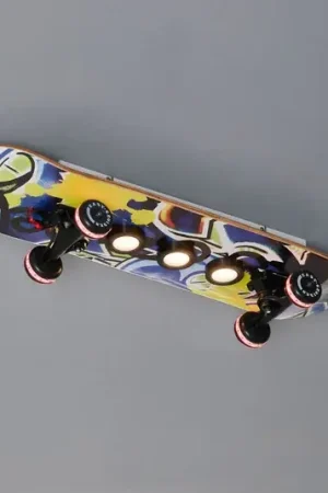 Occasione Imperdibile Plafoniera LED Easy Cruiser Graffiti a skateboard