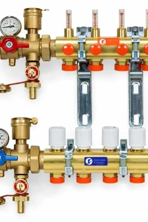 A Buon Prezzo Preassembled manifold kit with flow meters Giacomini R553FK