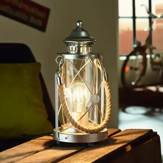 Economico Lampada da tav.chiara a lampione Kirian arg.ant.
