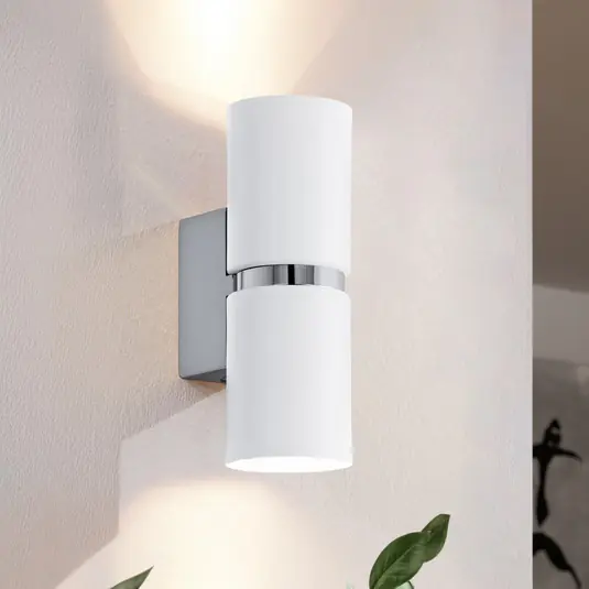 Applique LED Passa 2 luci, rotonda, bianca Miglior Prezzo