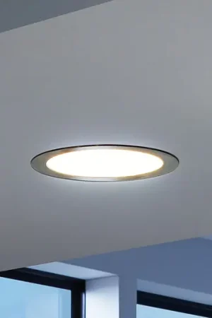 EGLO connect Luci da incasso LED Fueva-C, Ø 22,5 cm, nichel Esclusivo