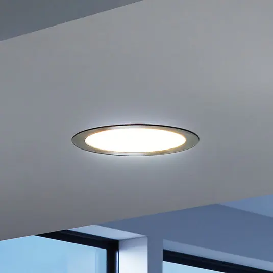 EGLO connect Luci da incasso LED Fueva-C, Ø 22,5 cm, nichel Esclusivo