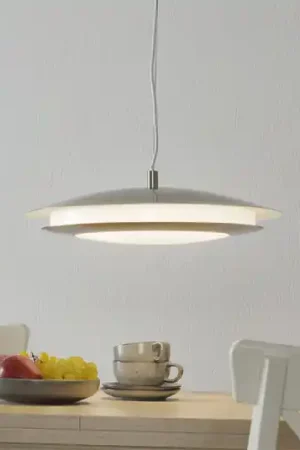 EGLO connect Moneva-C LED sospensione nichel Ø48,5 Spedito Oggi