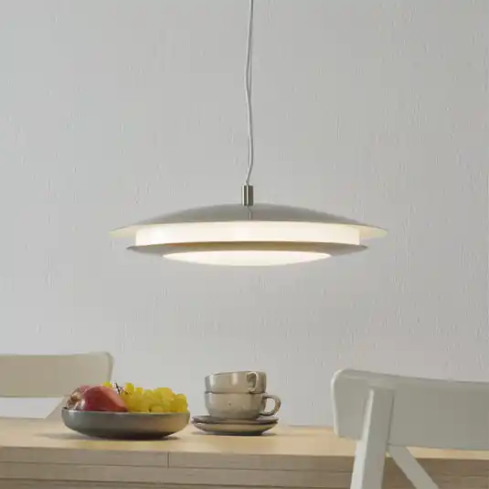 EGLO connect Moneva-C LED sospensione nichel Ø48,5 Spedito Oggi