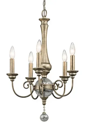Promo Stagionale Lampadario Rosalie 5 luci Ø 45 cm