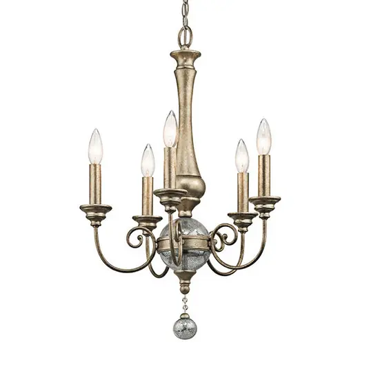 Promo Stagionale Lampadario Rosalie 5 luci Ø 45 cm