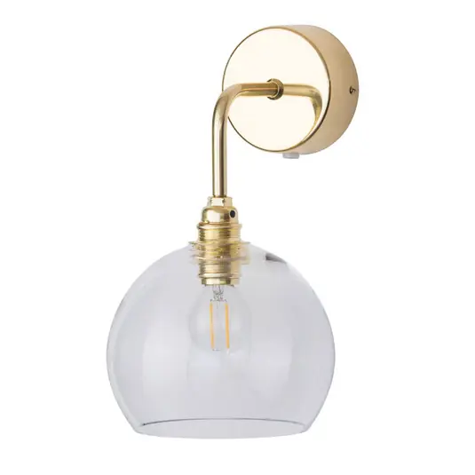EBB & FLOW Rowan applique oro paralume traspar. Compra Adesso