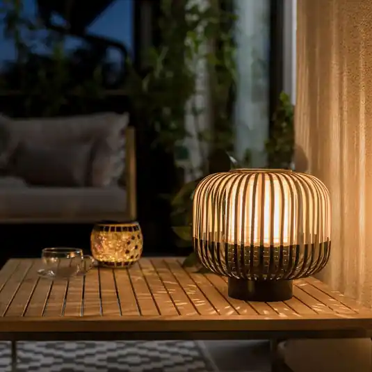 Forestier Bamboo Light S da tavolo 24 cm nero Occasione