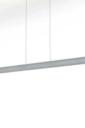 Promozione Lampada LED a sospensione Runa, nichel, lunghezza 152 cm