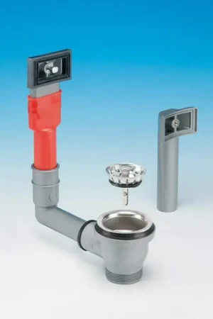 Prezzo Basso Mini basket drain for stainless steel kitchen sinks with rectangular overflow hole Ø 60 mm LIRA 1754.002