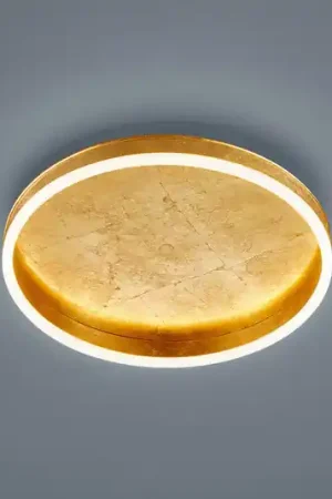 Helestra Sona plafoniera LED dimming Ø40cm oro Di Tendenza