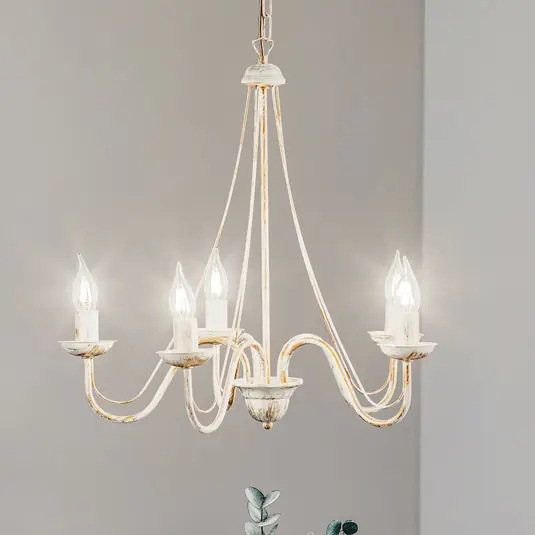 Lampadario Malbo a 5 luci bianco Non Perdere