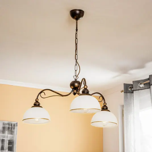 Lampada a sospensione Casale, 3 luci Ø 74 cm Super Prezzo