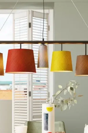 Economico Kare Parecchi Colore - Lampada a sospensione, cinque paralume