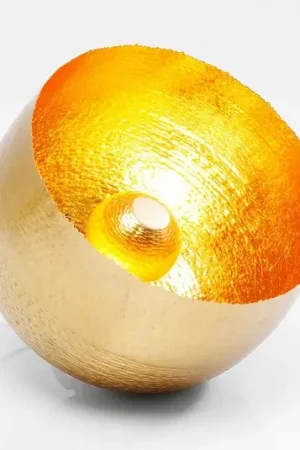 KARE Apollon lampada da tavolo oro satinato Ø 35cm Offerta Lampo