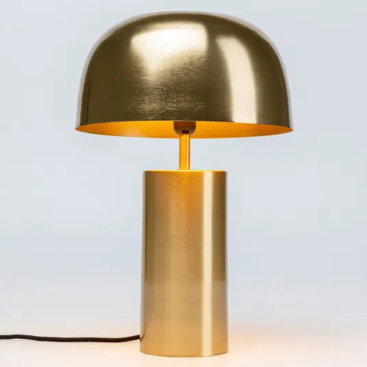 Prezzo Conveniente KARE Loungy Gold Lampada da tavolo in oro