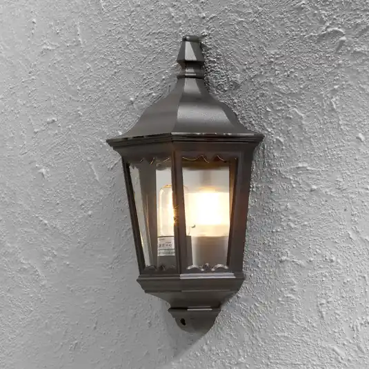 Soddisfatti O Rimborsati Applique da esterni Firenze a coppa, nero