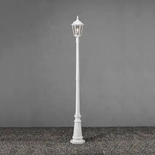 Lampione Firenze 1 luce, bianco Consegna Rapida