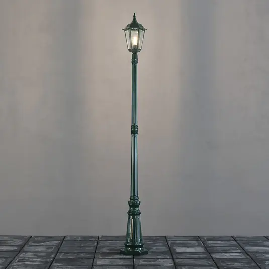 Spedito Oggi Lampione Firenze 1 luci, verde