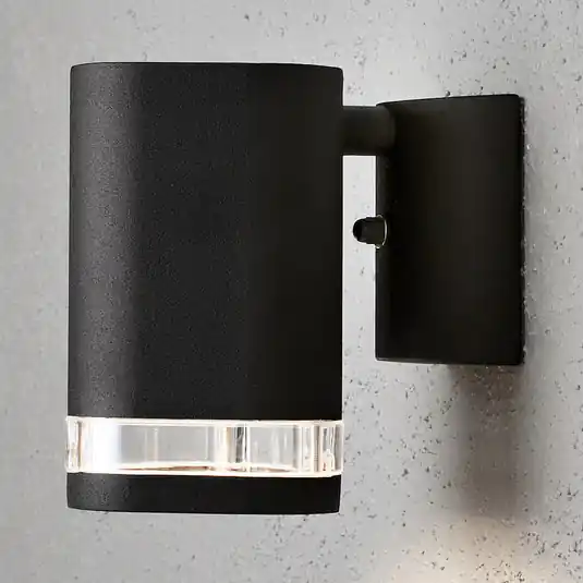 Applique esterni Modena con fessura, 1 luce nero Offerta