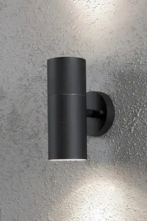 Applique da esterno New Modena a 2 luci nero Soddisfatti O Rimborsati