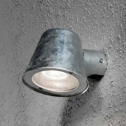Professionale Applique da esterni Trieste, acciaio galvanizzato
