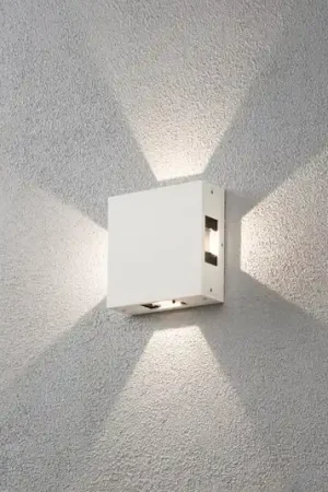 Compra Oggi Stesso Cremona, lampada a muro da est. LED regol. bianca