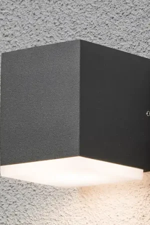 Applique LED esterni Monza quadrata 1 luce Nuova Collezione