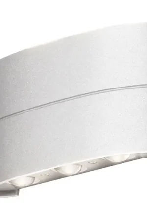 Applique LED esterni Chieri, bianco, 6 luci Occasione