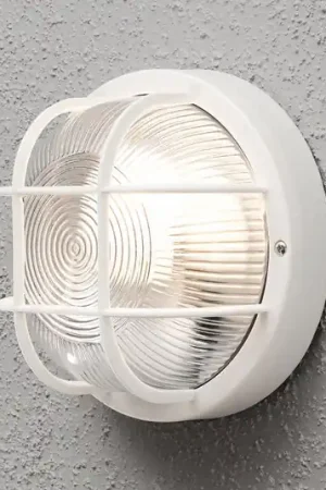 Applique esterni Elmas rotonda, bianco Miglior Prezzo
